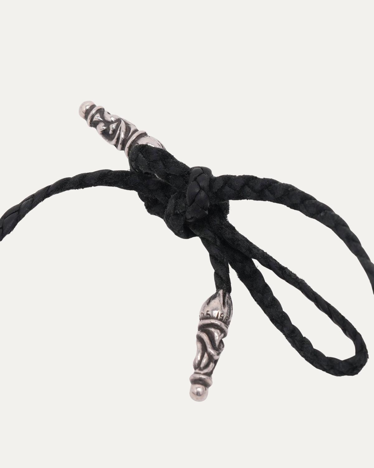 Large Star Pendant on Leather Braid