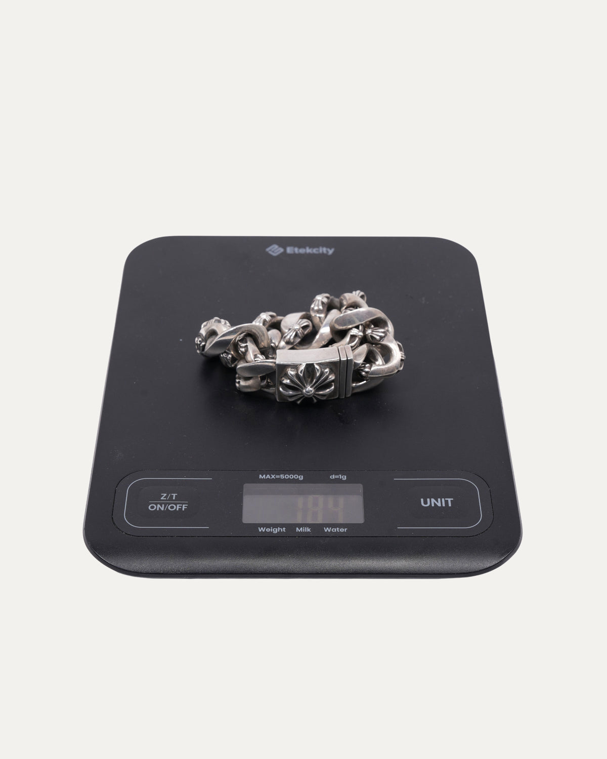 Plus Cross Box ID Fancy Link Bracelet