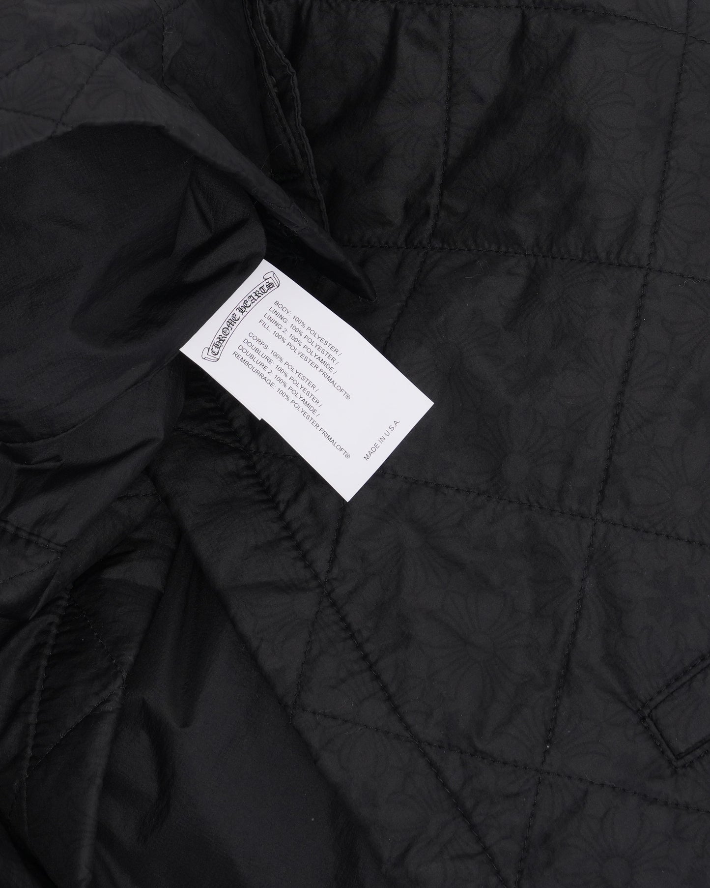 CH Embroidered Padded Shirt Jacket
