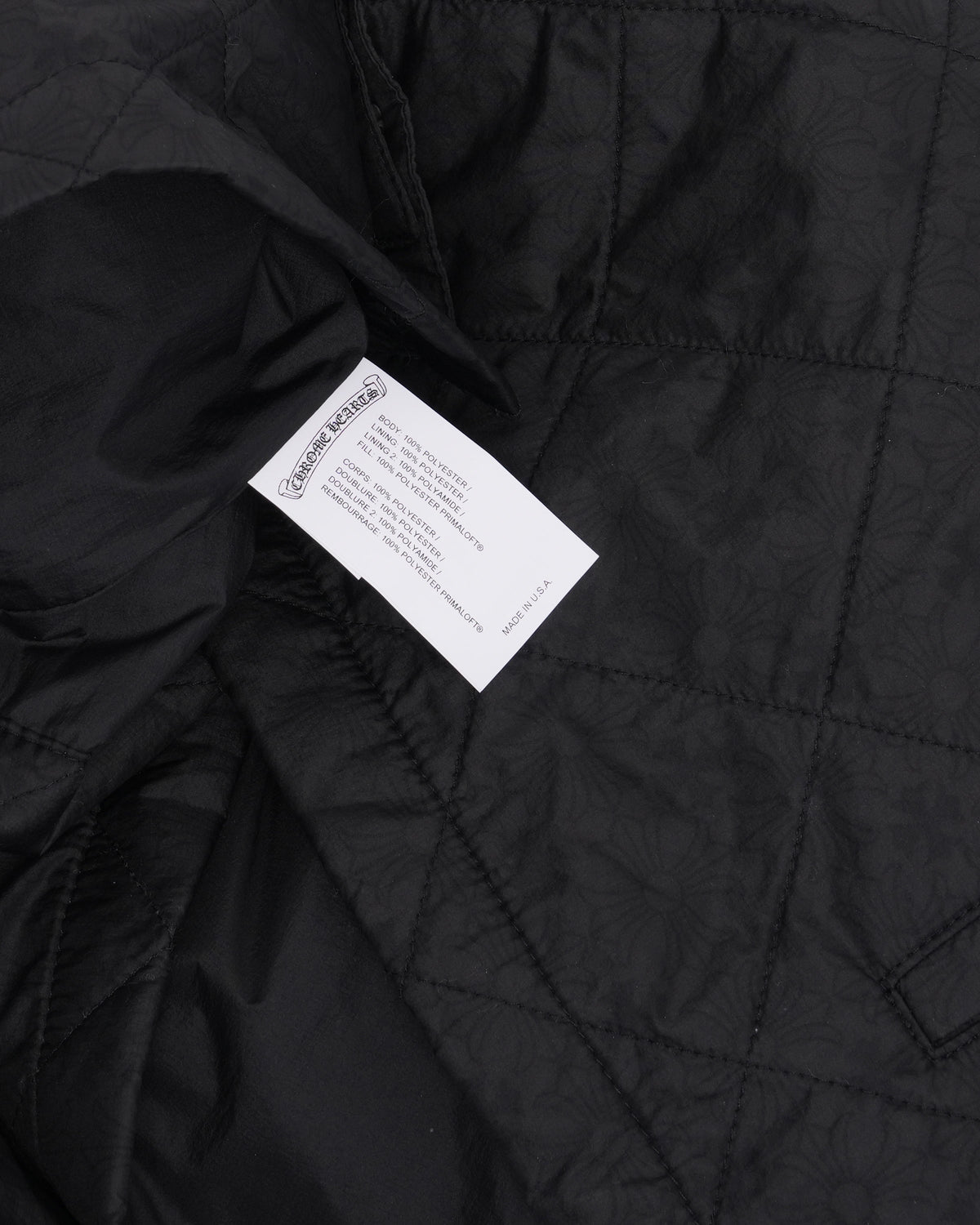 CH Embroidered Padded Shirt Jacket