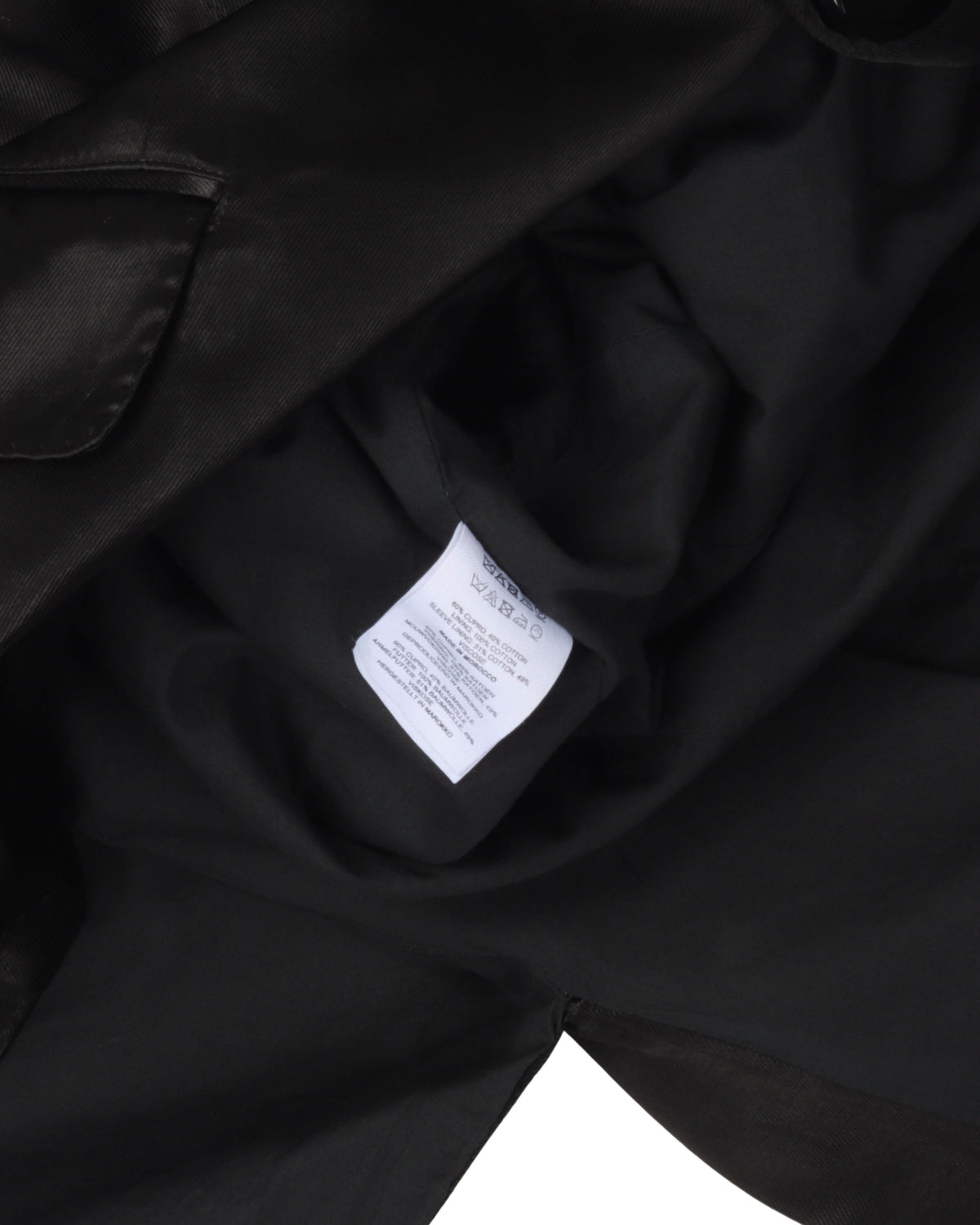 Gleaming Cupro Sample Blazer