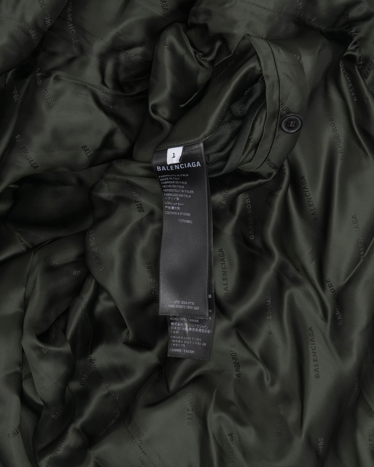 Belted Cotton Car Coat