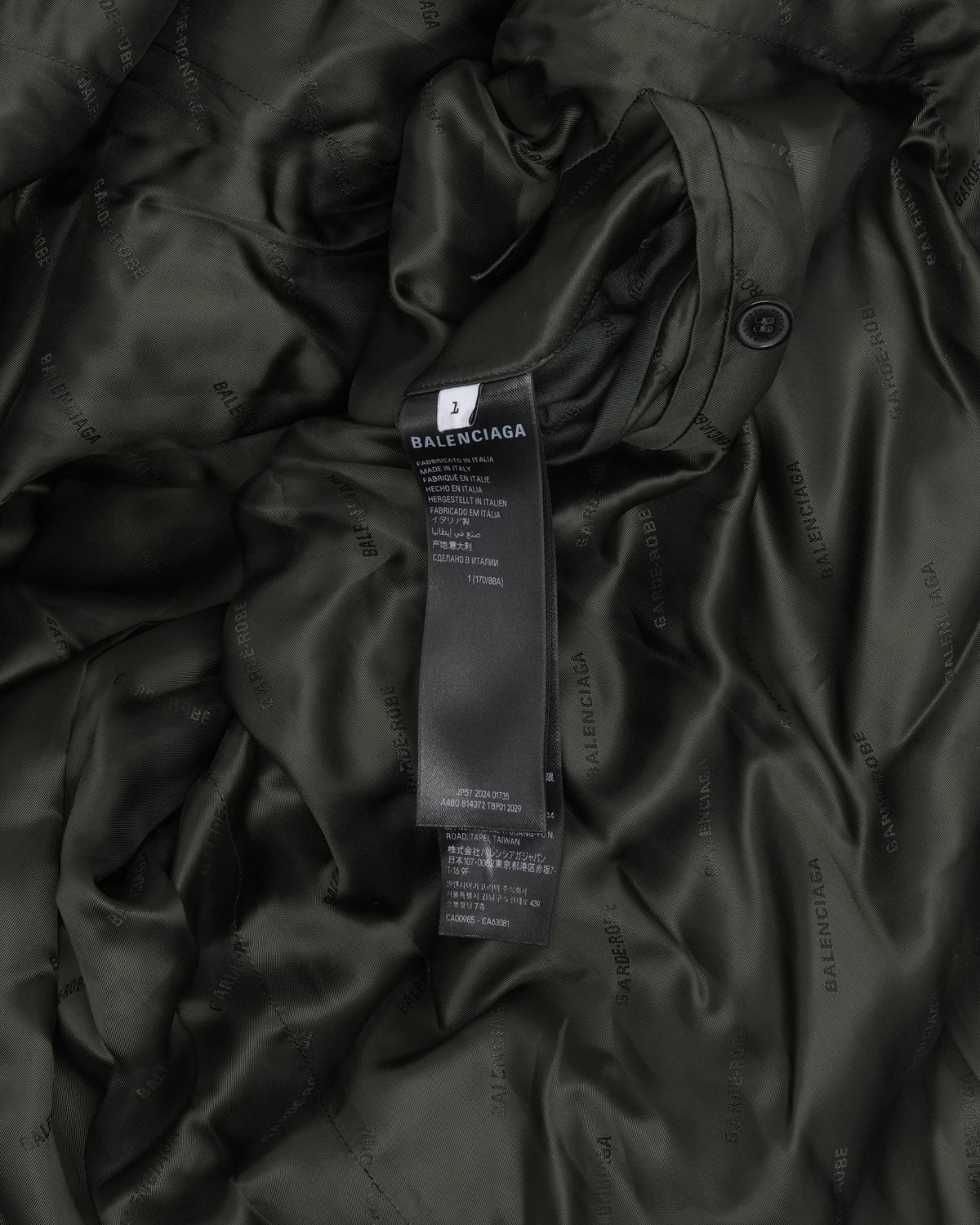 Belted Cotton Car Coat