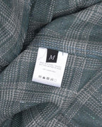 Wool-Silk Blend Assemblage Flannel Shirt