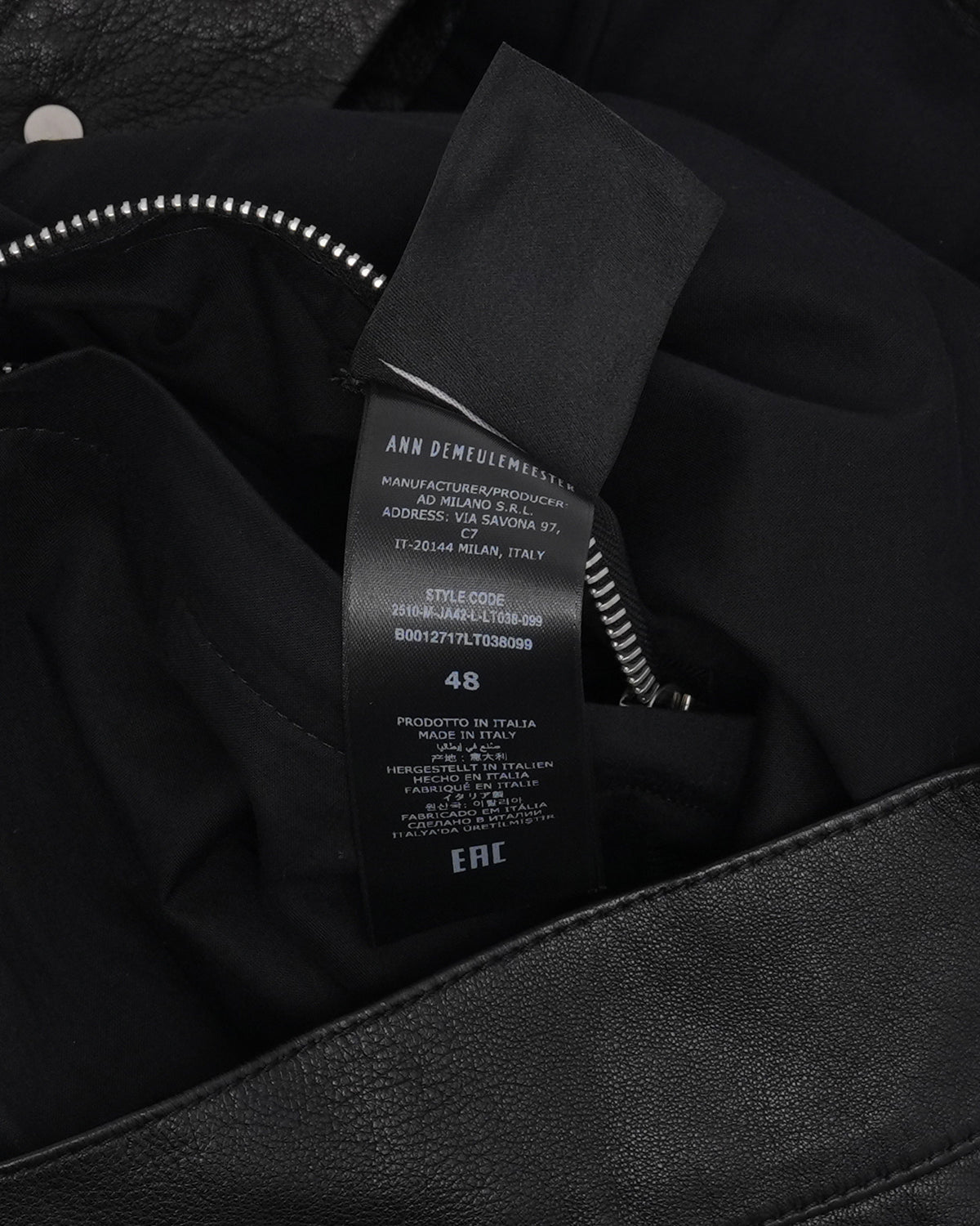 Raf 5 Pockets Standard Blouson Leather Jacket