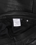 Leather Flare Pants