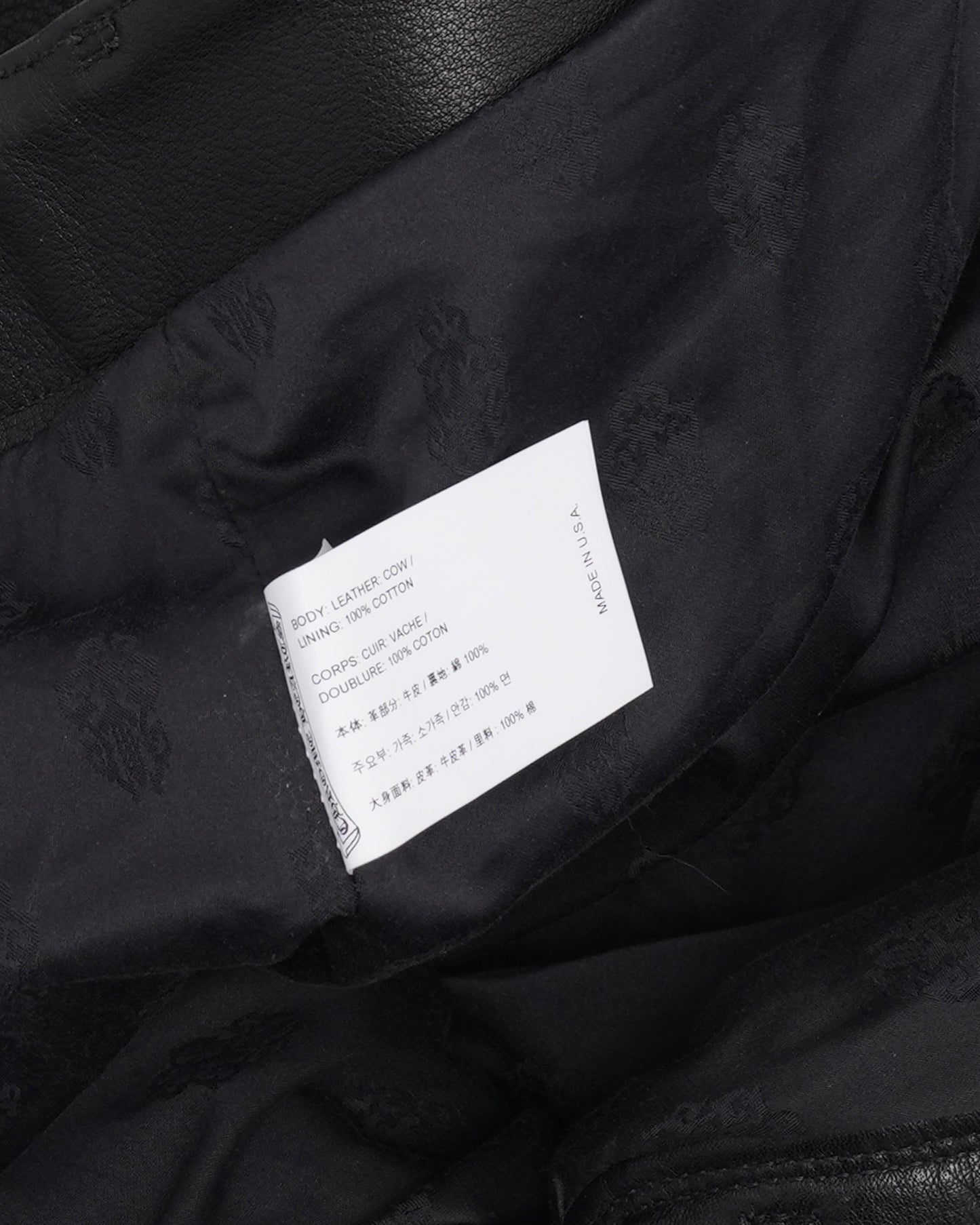Leather Cargo Pants