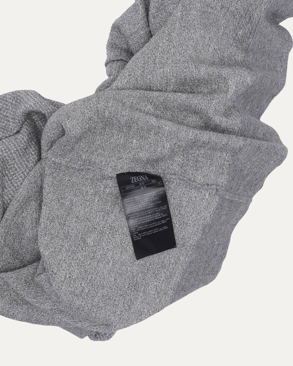 Linen-Silk Blend Polo