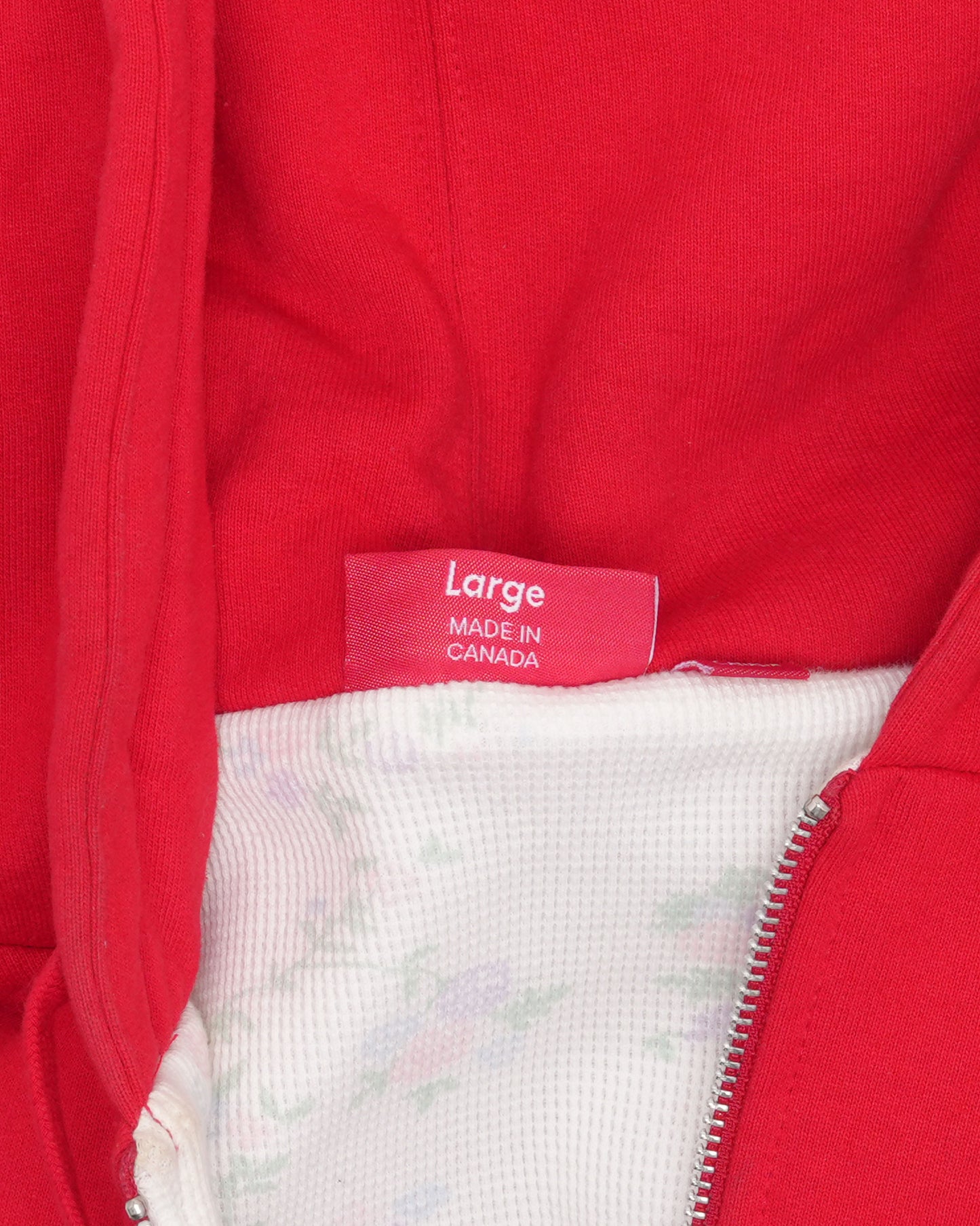 Small Box Logo Thermal Zip Hoodie