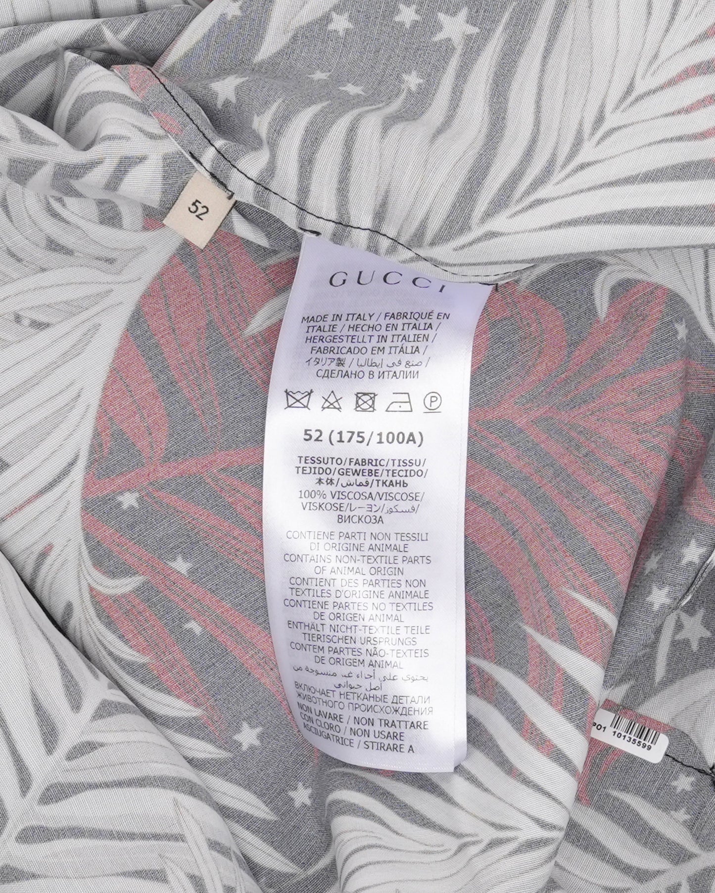 Palm Tree Print Short Sleeve Shirt