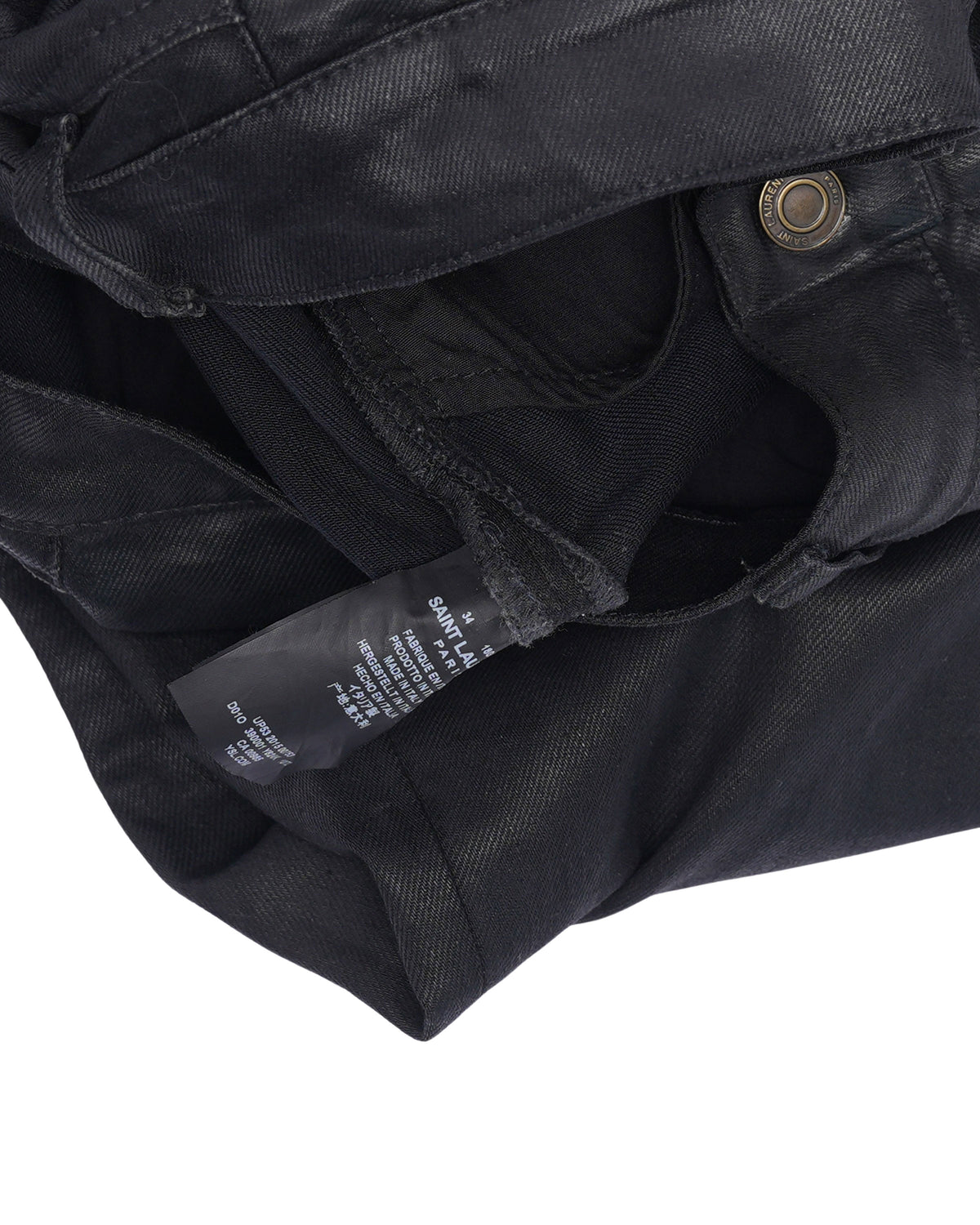 Waxed Skinny Jeans