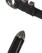 Thin Three Piece Floral Belt