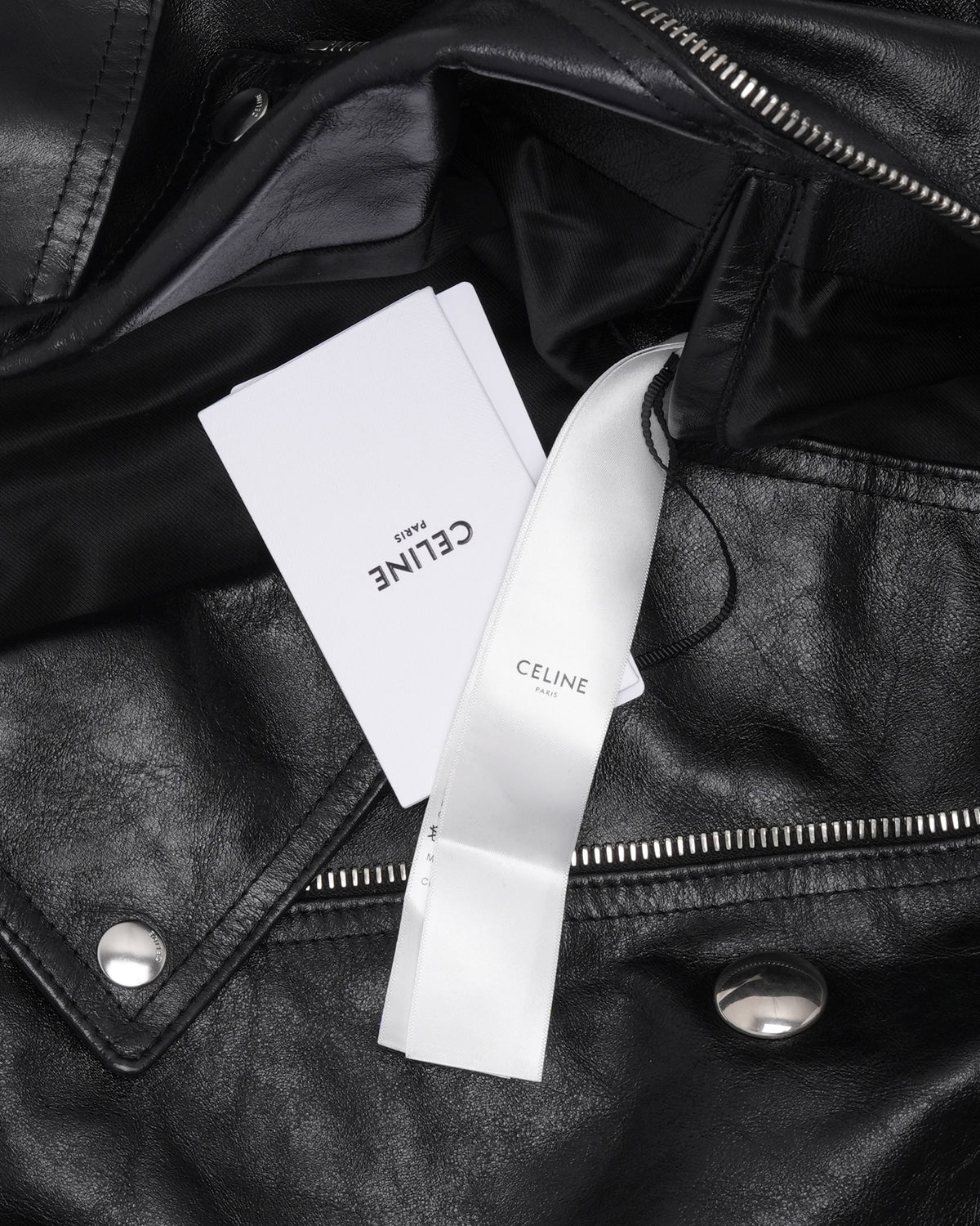 Biker Jacket with Cabochons