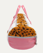Leopard Cross Patch Boston Duffle