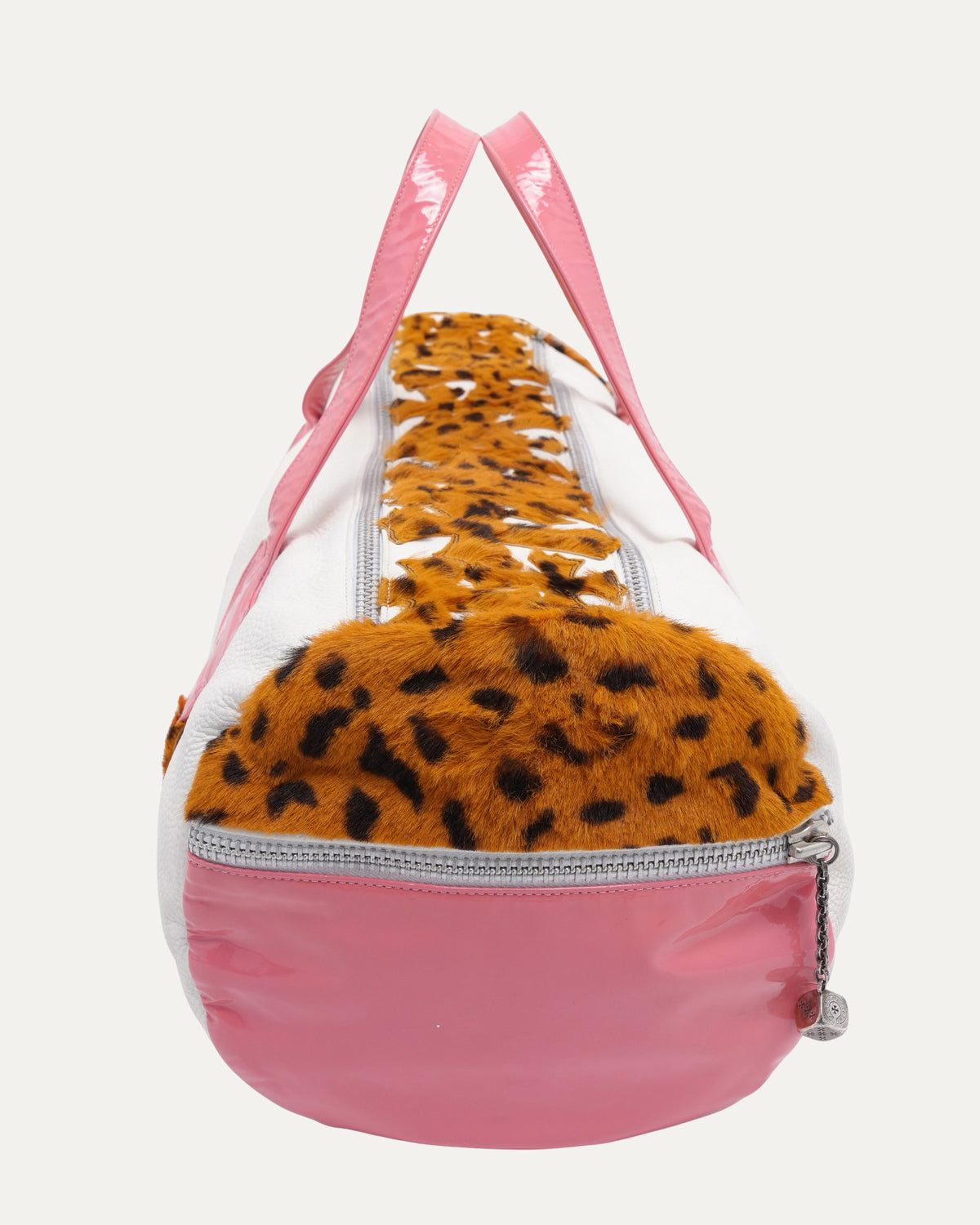 Leopard Cross Patch Boston Duffle