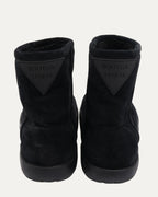 Snap Suede Ankle Boots