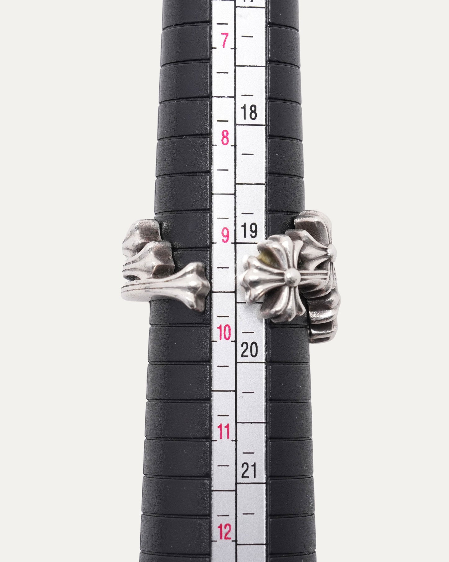Triple Cross Curve Ring