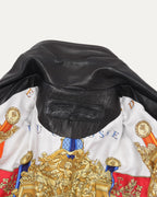 Hermes Silk Lined JJ Dean Leather Jacket