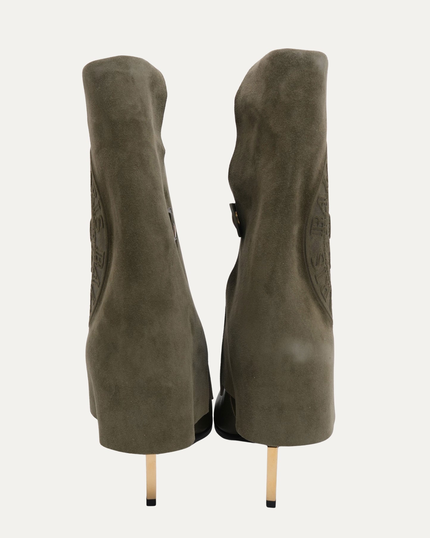 Suede Rolled Over Boots