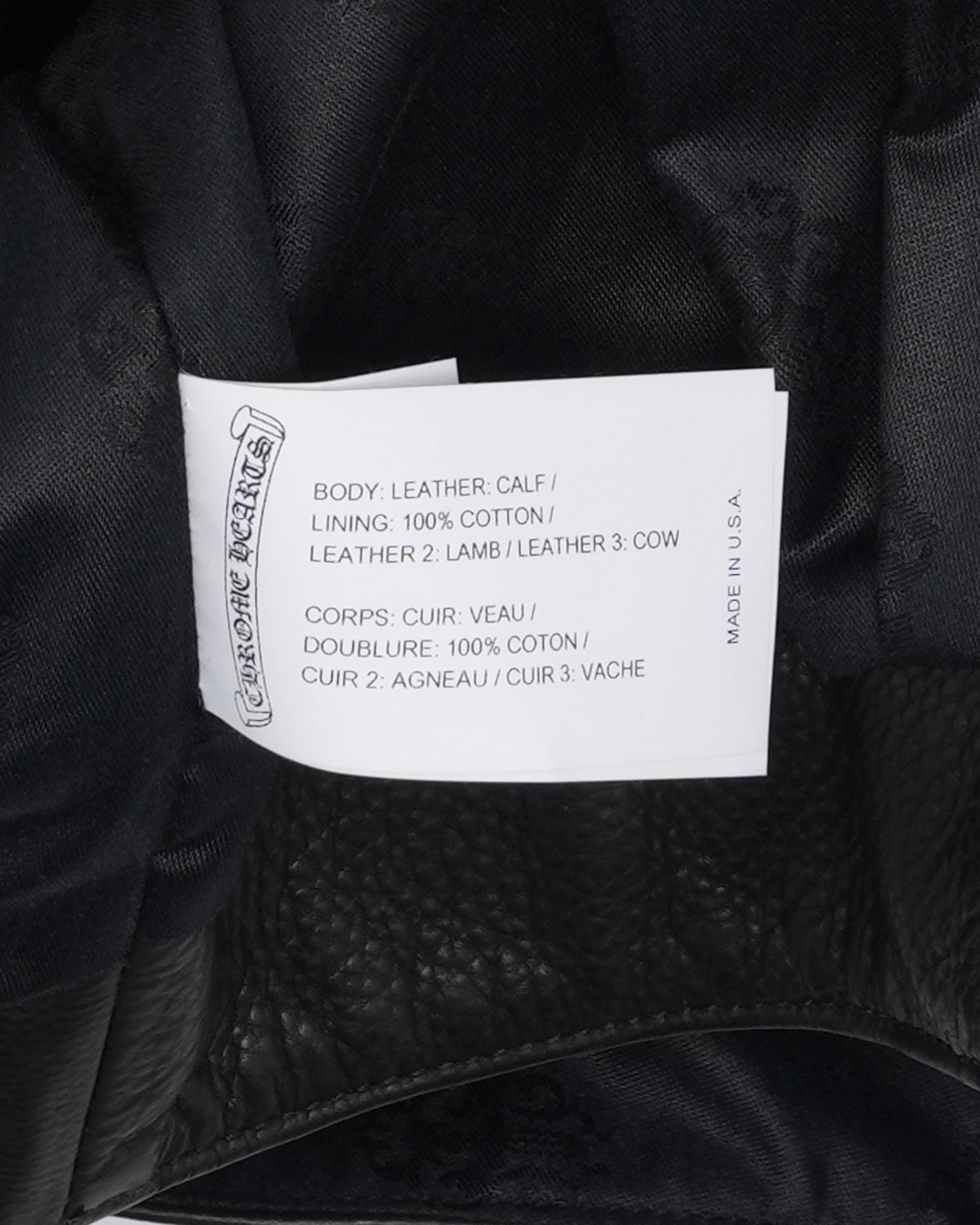Matty Boy Sex Records Cross Patch Leather Vest
