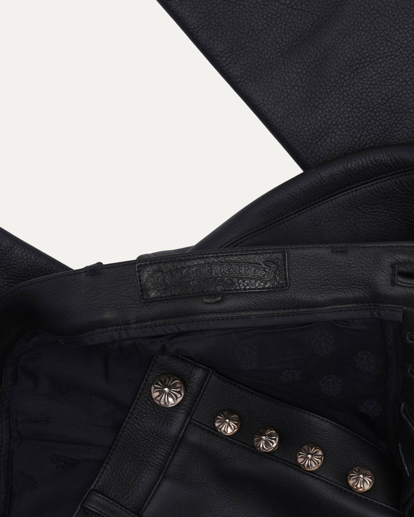 Fleur Knee Leather Pants