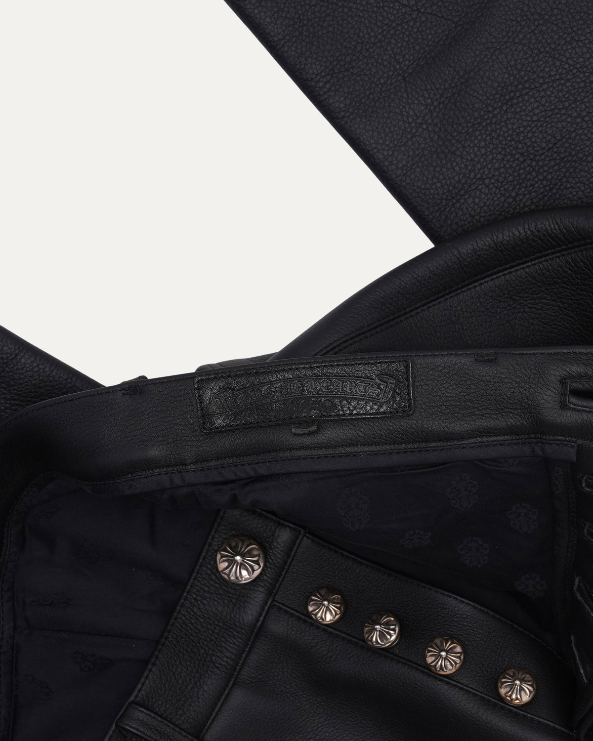 Fleur Knee Leather Pants