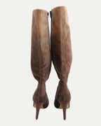FW 2001 Ombre Velvet Runway Boots