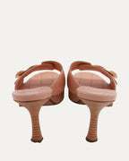 Clasp Heeled Sandal