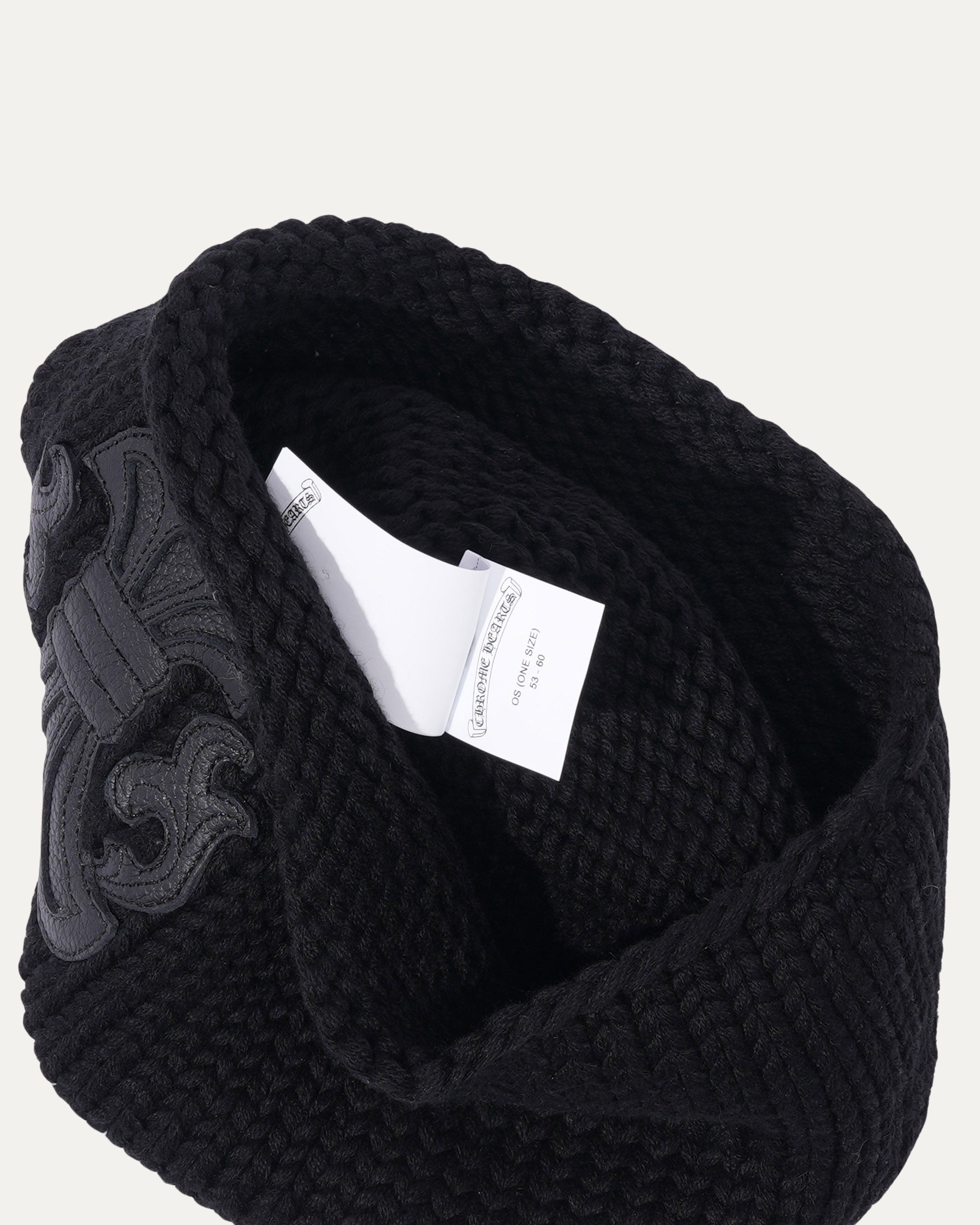 Fleur Patch Cashmere Beanie