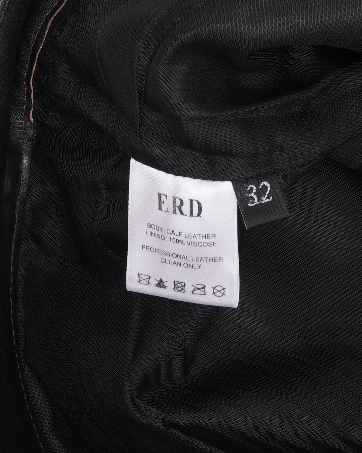 Crust Repaired Leather Flare Jeans
