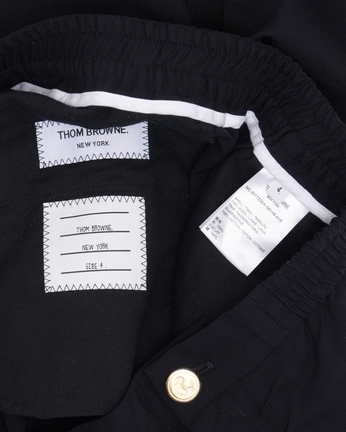 Wool Varsity Stripe Trousers