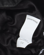 Lamb Leather Cross Patch Shorts