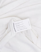 Silk Blend Cross Patch Long Sleeve Raglan T-Shirt