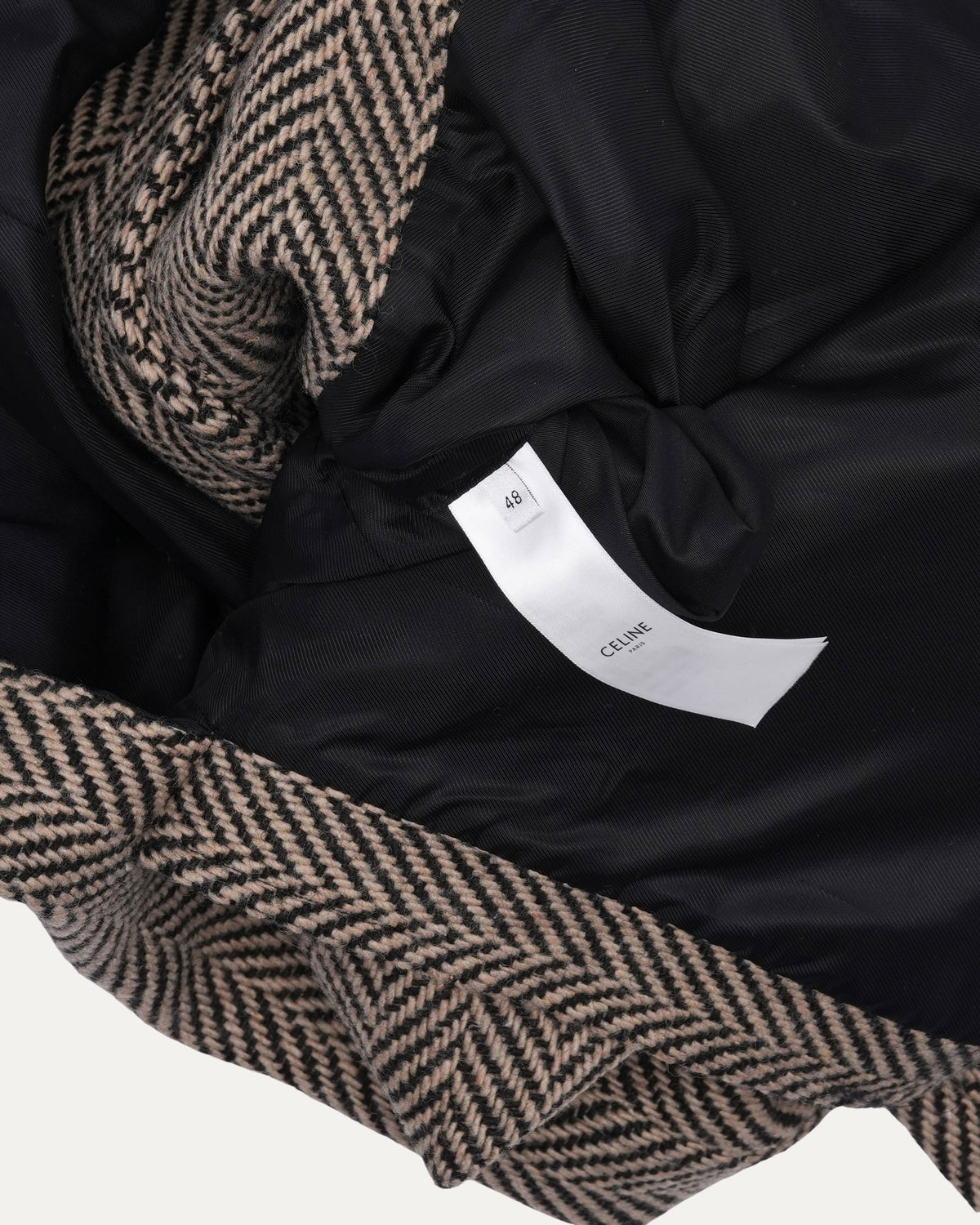 Wool Herringbone Coat