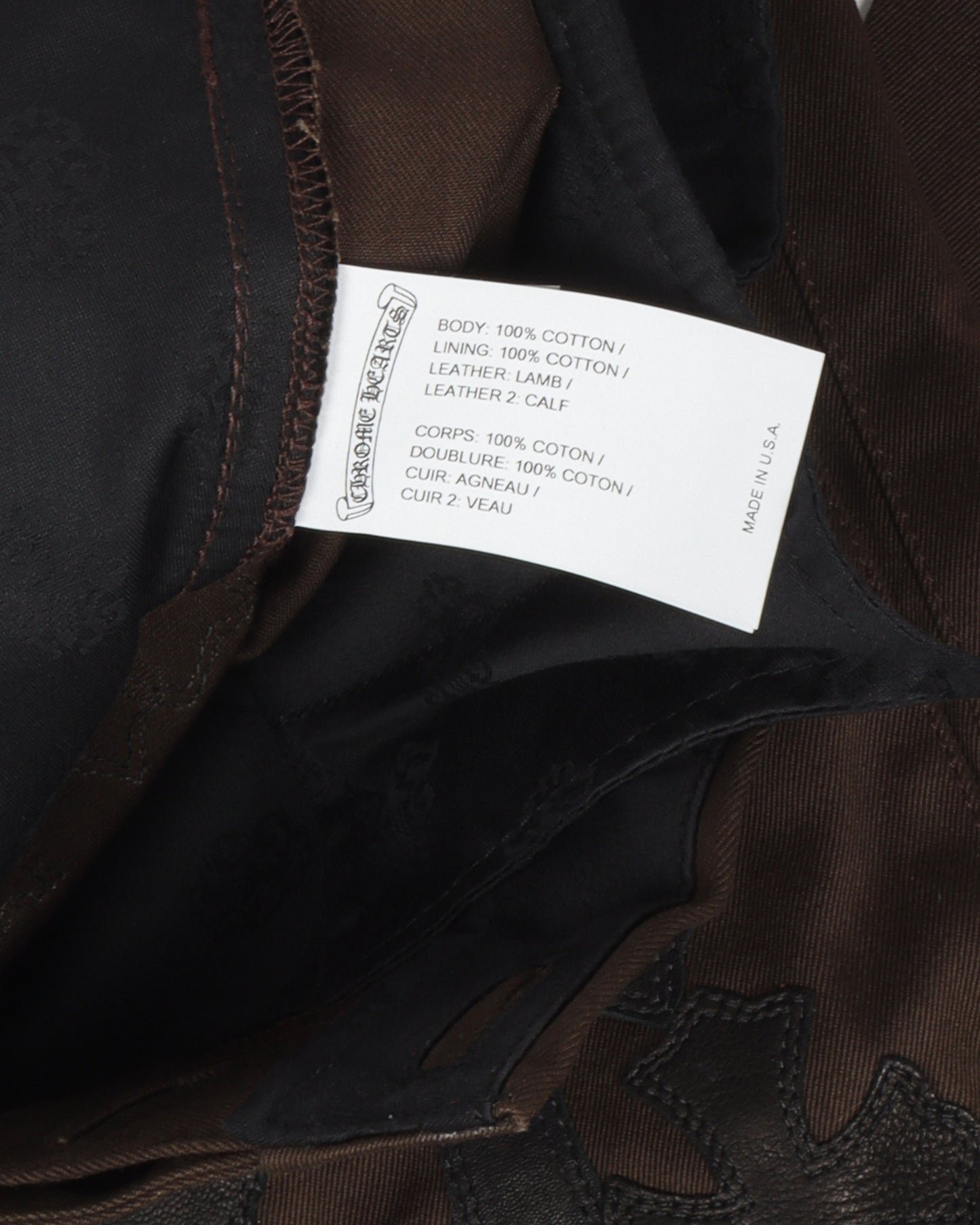 Cross Patch Chino Pants