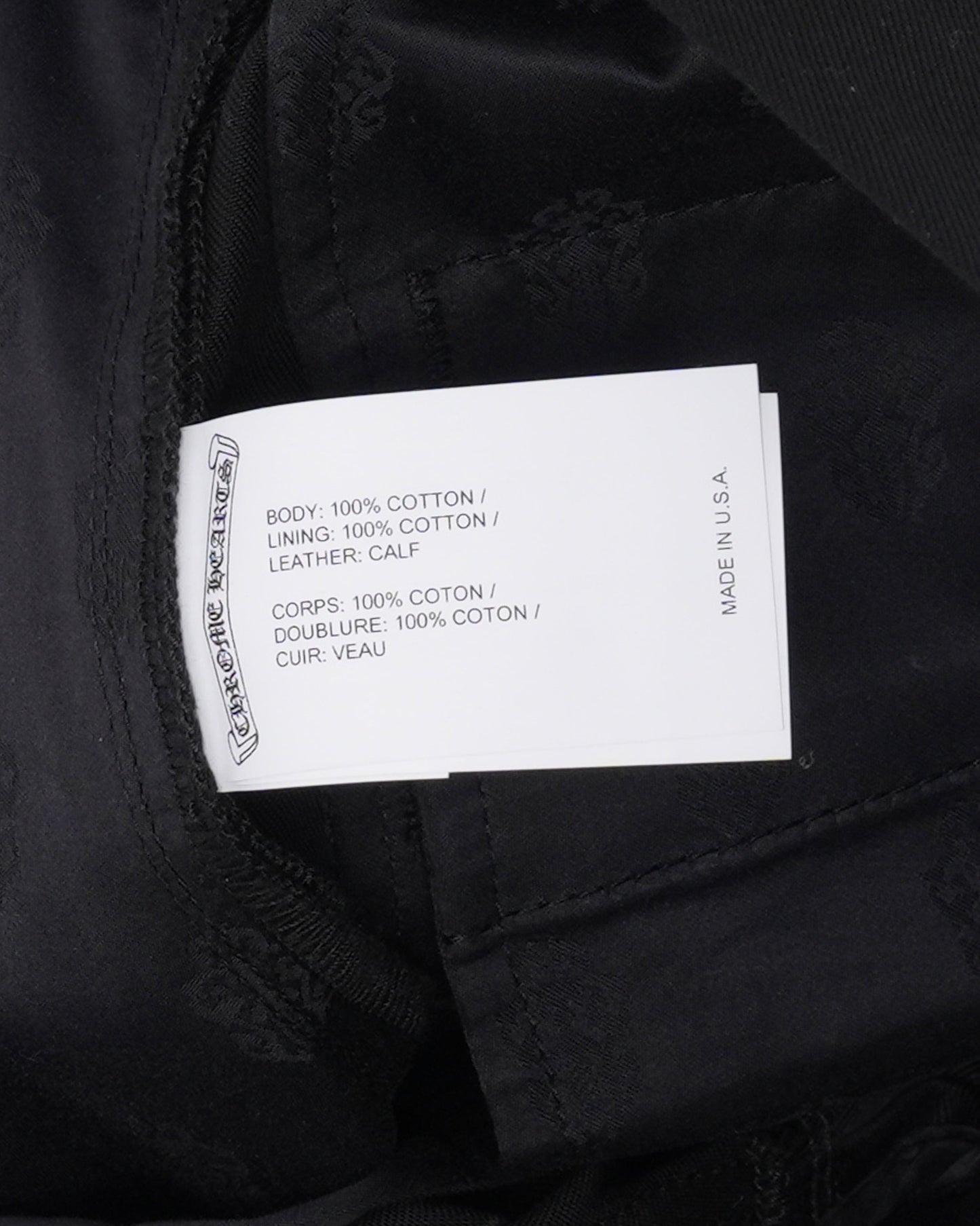 Cross Patch Flared Chino Pants