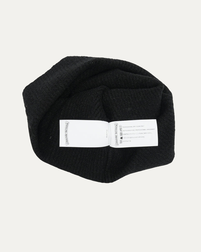 Badda Bing Pony Hair Cross Patch Beanie