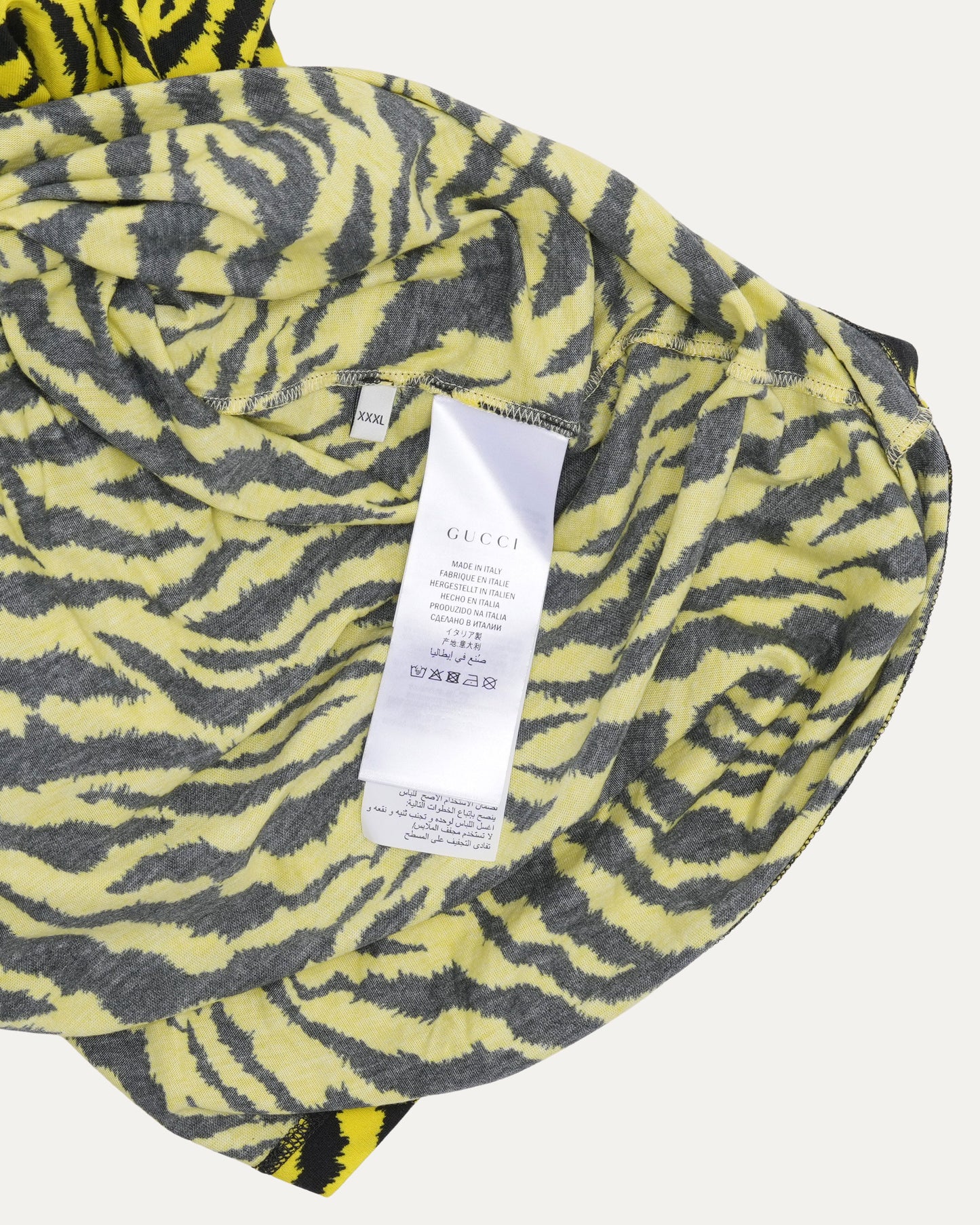Neon Zebra Print Logo T-Shirt