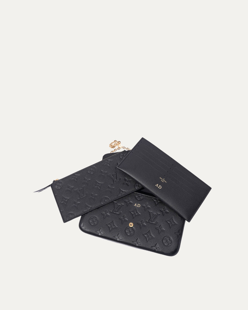 Monogram Debossed Pochette Felice