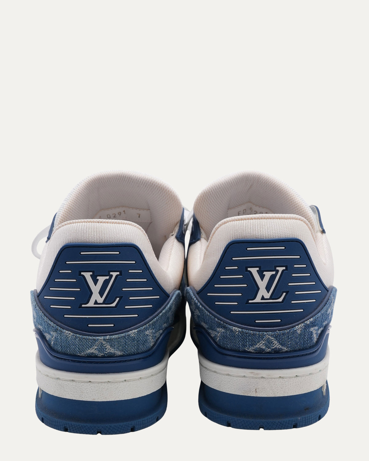 Denim Monogram LV Trainers