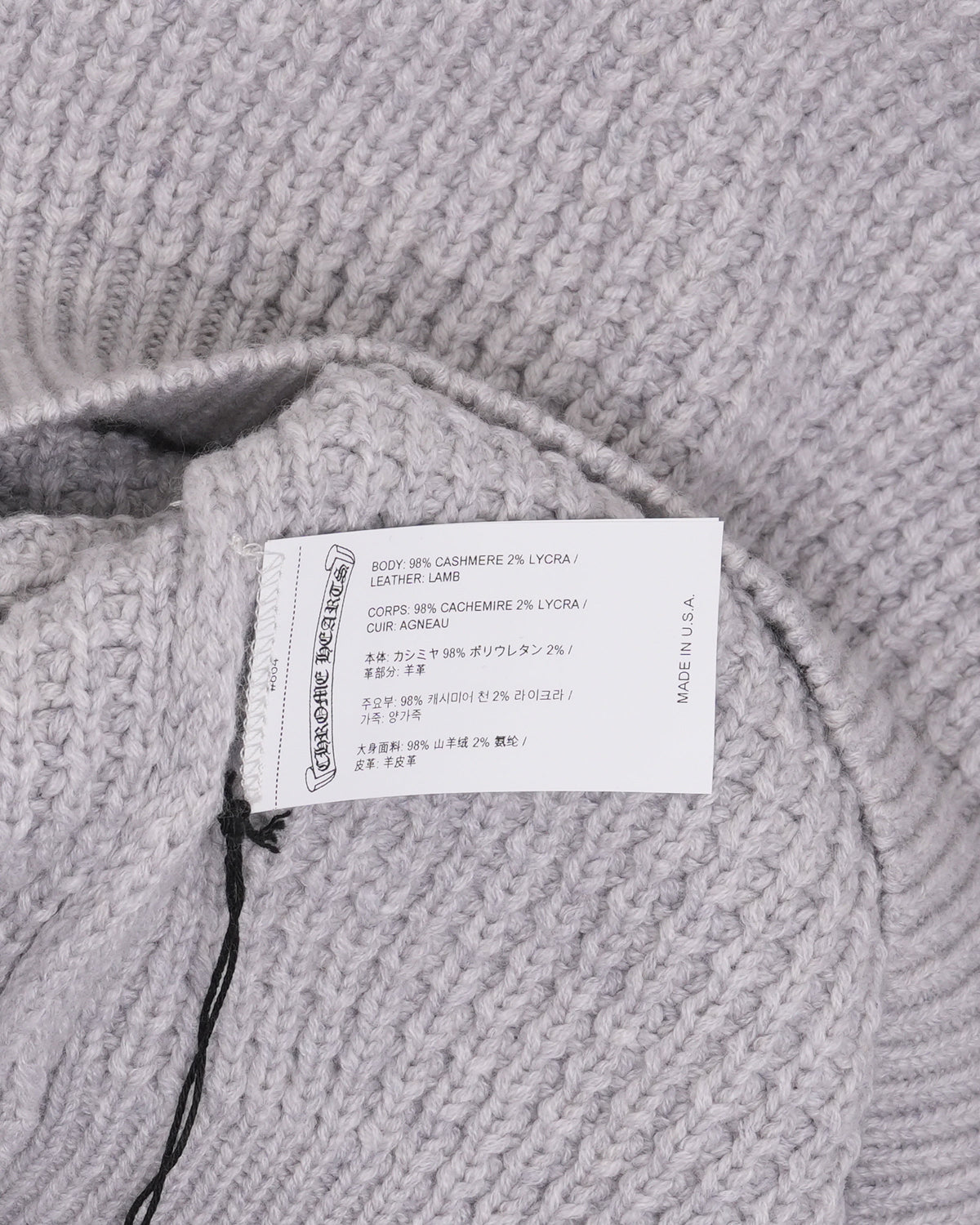 Cross Patch Cashmere Blend Sweater