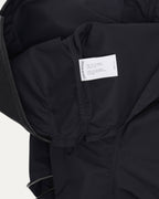 Nylon and Leather Sedated Zip Shirt