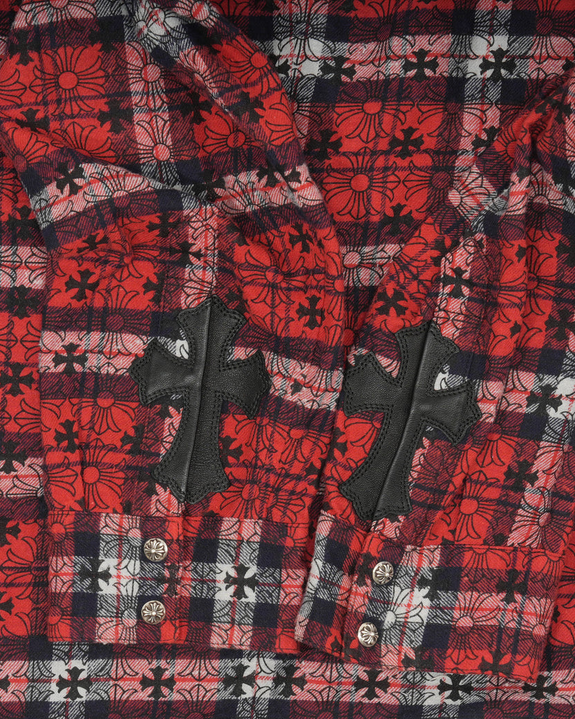 Cross Patch Flannel Shirt