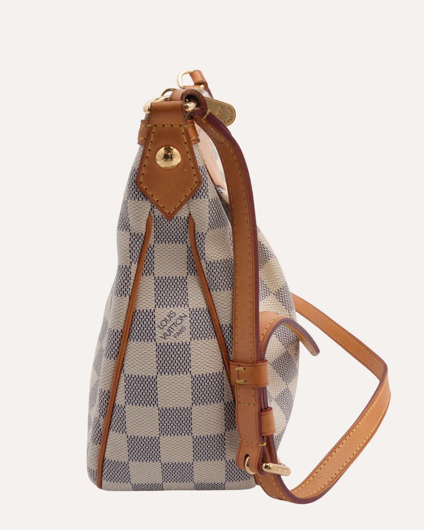 Damier Azur Siracusa PM Shoulder Bag