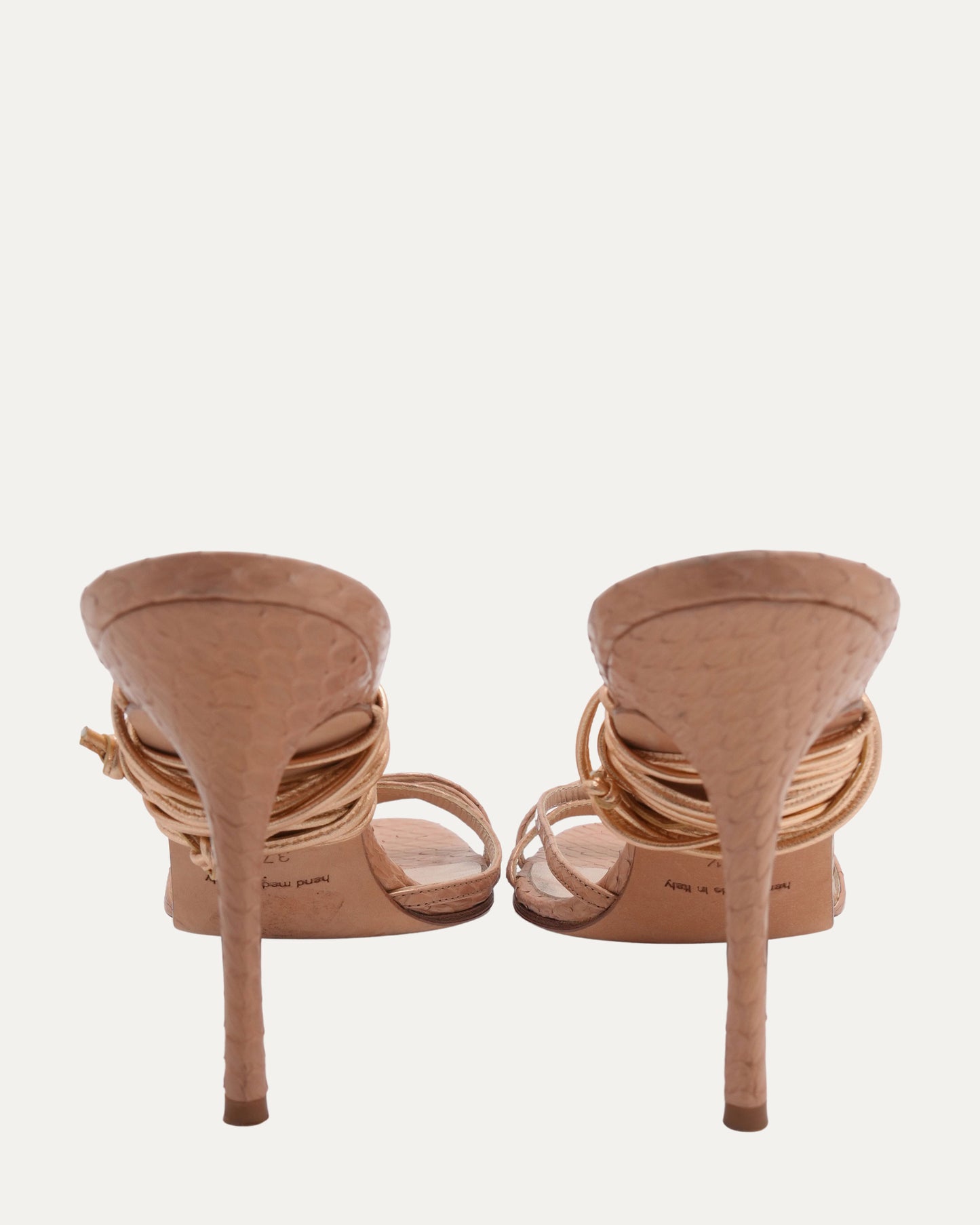 Snakeskin Leva Sandal