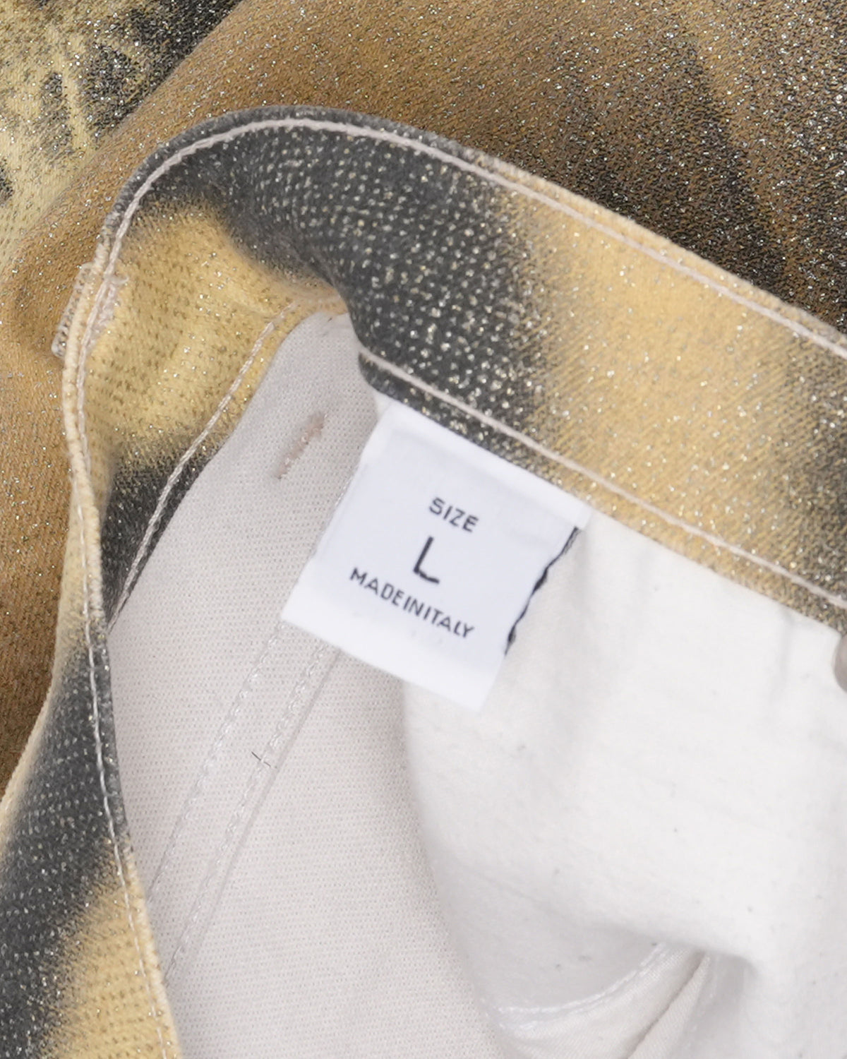 FW 2000 Tiger Print Jeans