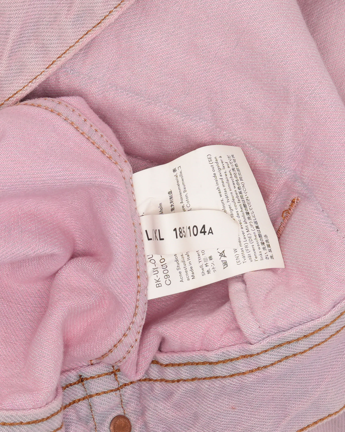 Bla Konst Peppeur Denim Jacket Pink