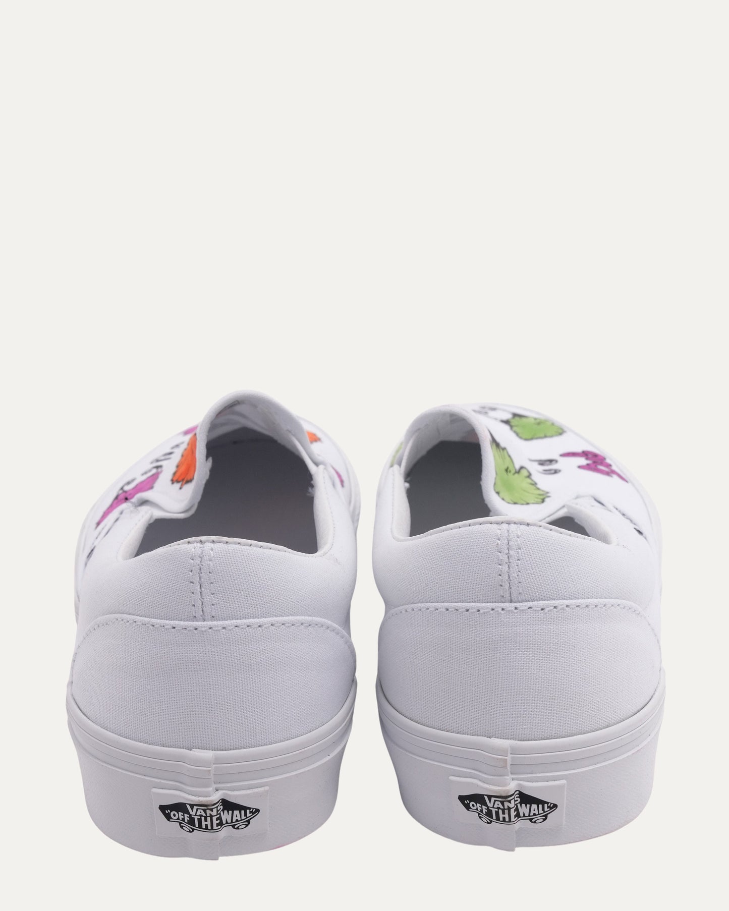 Matty Boy Hand-Painted Bug Vans Slip-On Sneakers