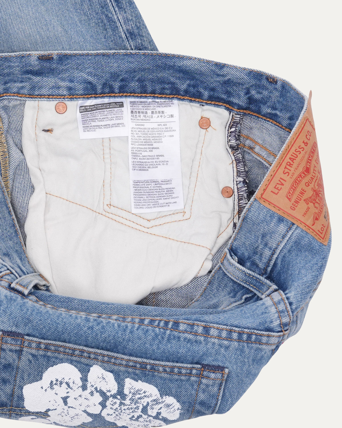 Cotton Wreath Jeans