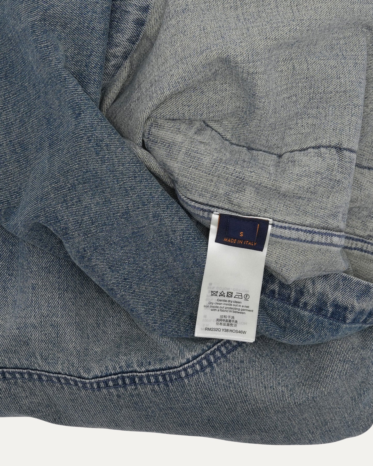 Denim Monogram Workwear Shirt